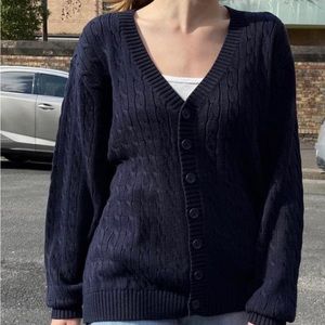 Brandy Melville Amber Cable Knit Cardigan